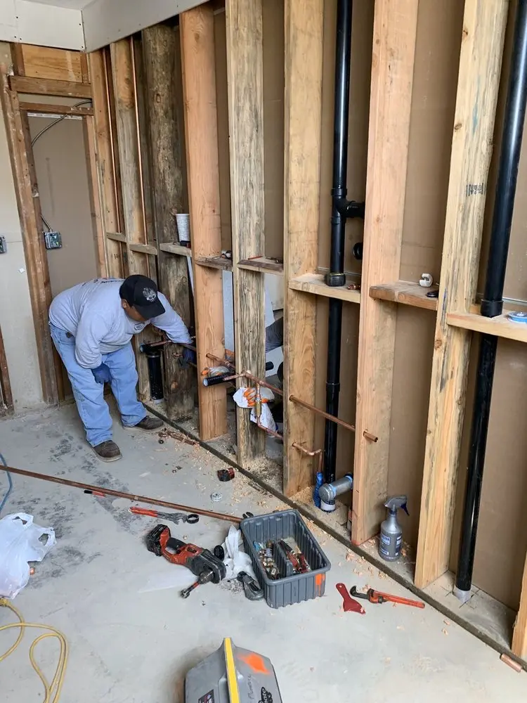 Commercial rough-in plumbing for Trenchless Sewer Repair in Walnutport